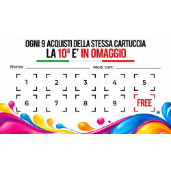 Tessere fedeltà Cartucce -...
