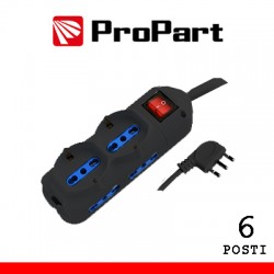 Multipresa 6pos bipasso +...
