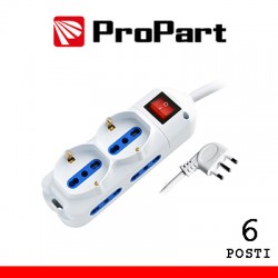 Multipresa 6pos bipasso +...
