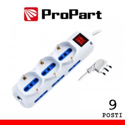 Multipresa 9pos bipasso +...